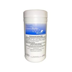 AudioWipes Towelettes - large canister (160 wipes)