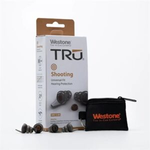 Westone TRU Shooting Earplugs - NRR 12, Brown Filter