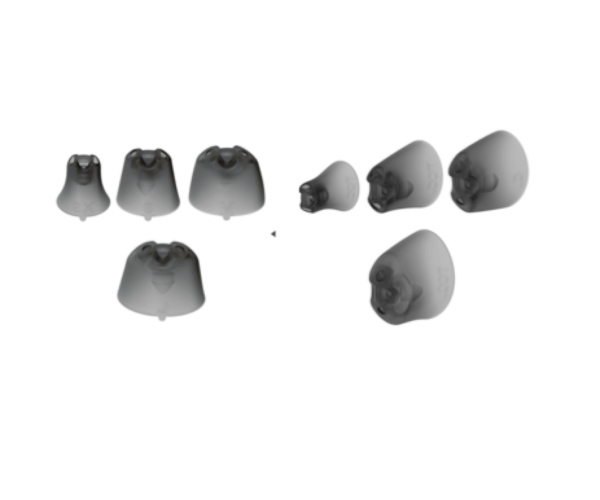 Signia & Rexton Sleeves -Vented, Closed (6/PACK)